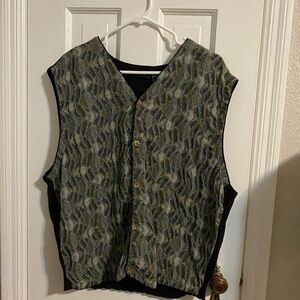 Jhane Barnes Black Knit Top